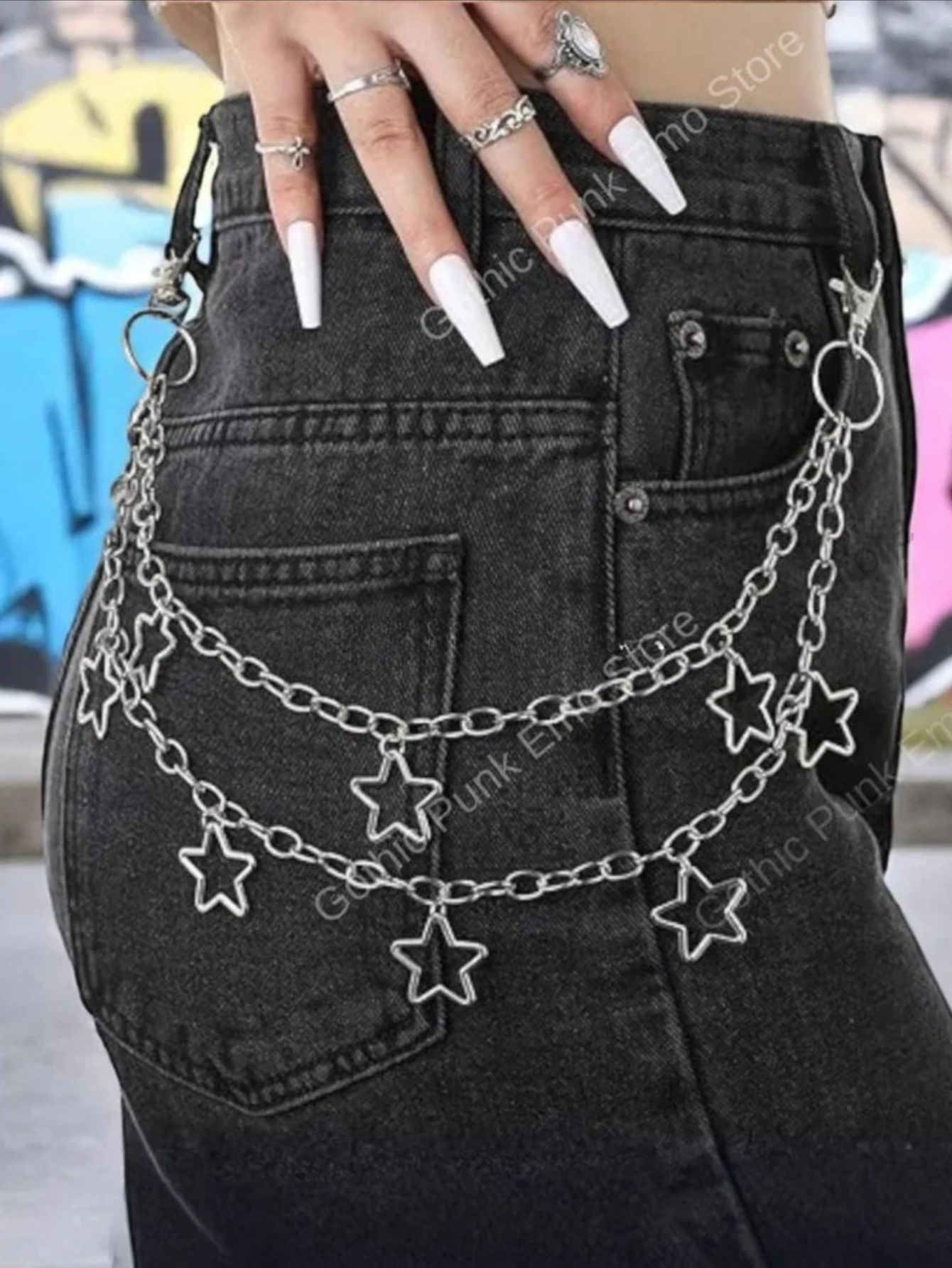 Star Astrology Wallet Chain