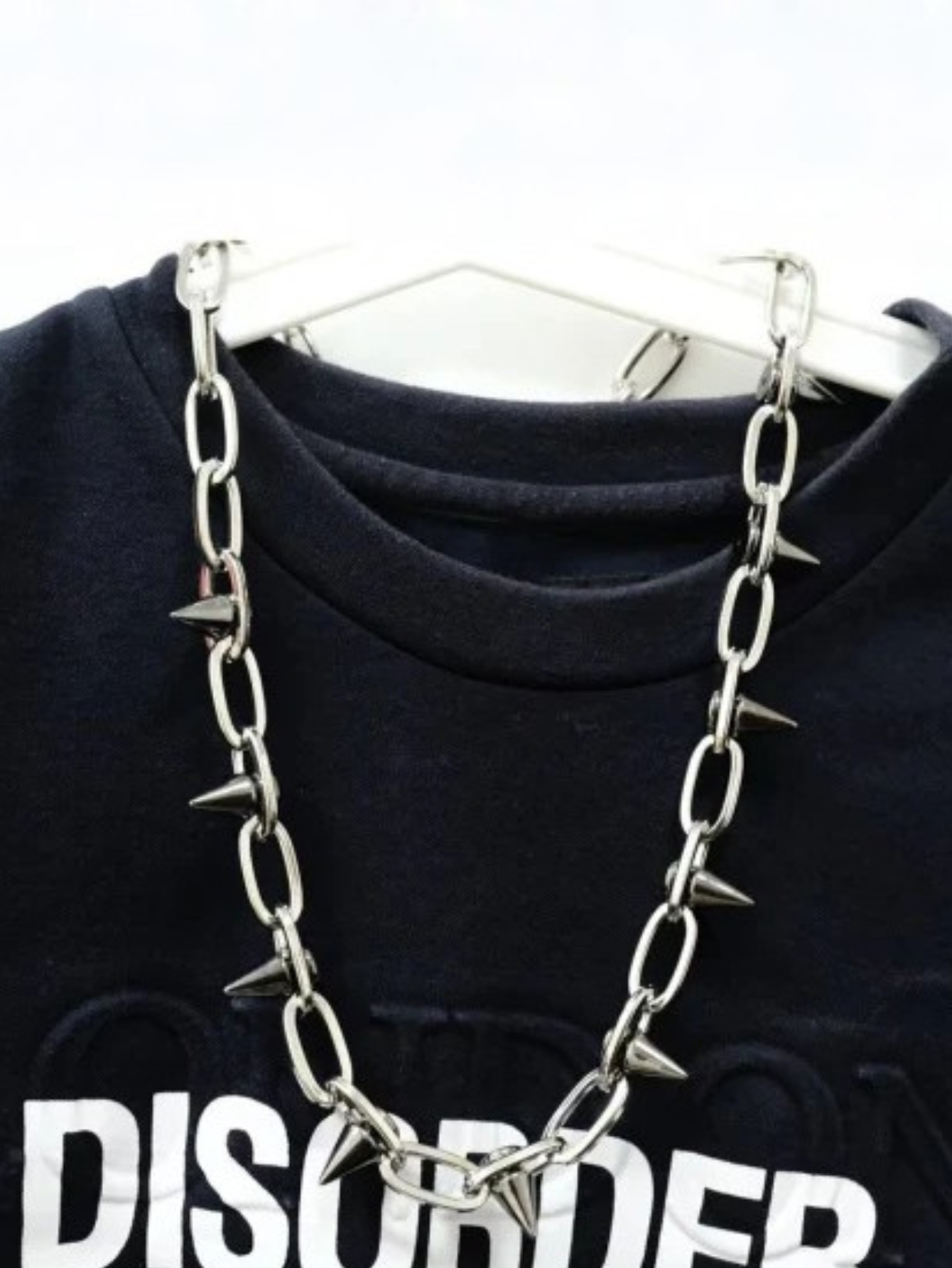 Spiked Punk Wallet Chain Emo