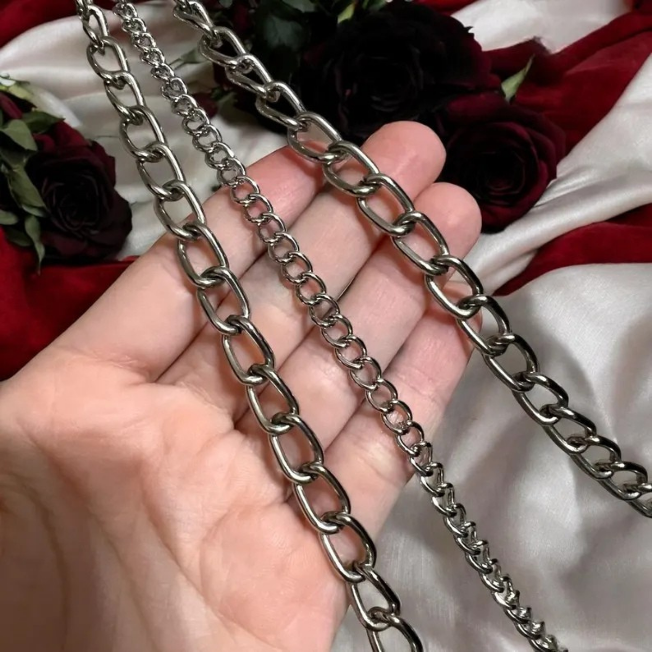 3 Layer O Ring Wallet Chain