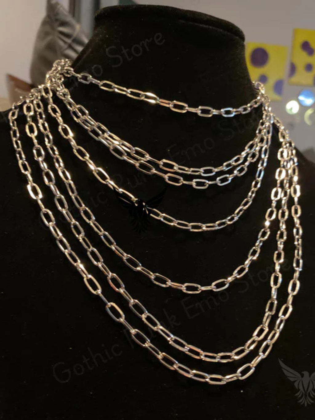 Layered Y2K Chain Necklace