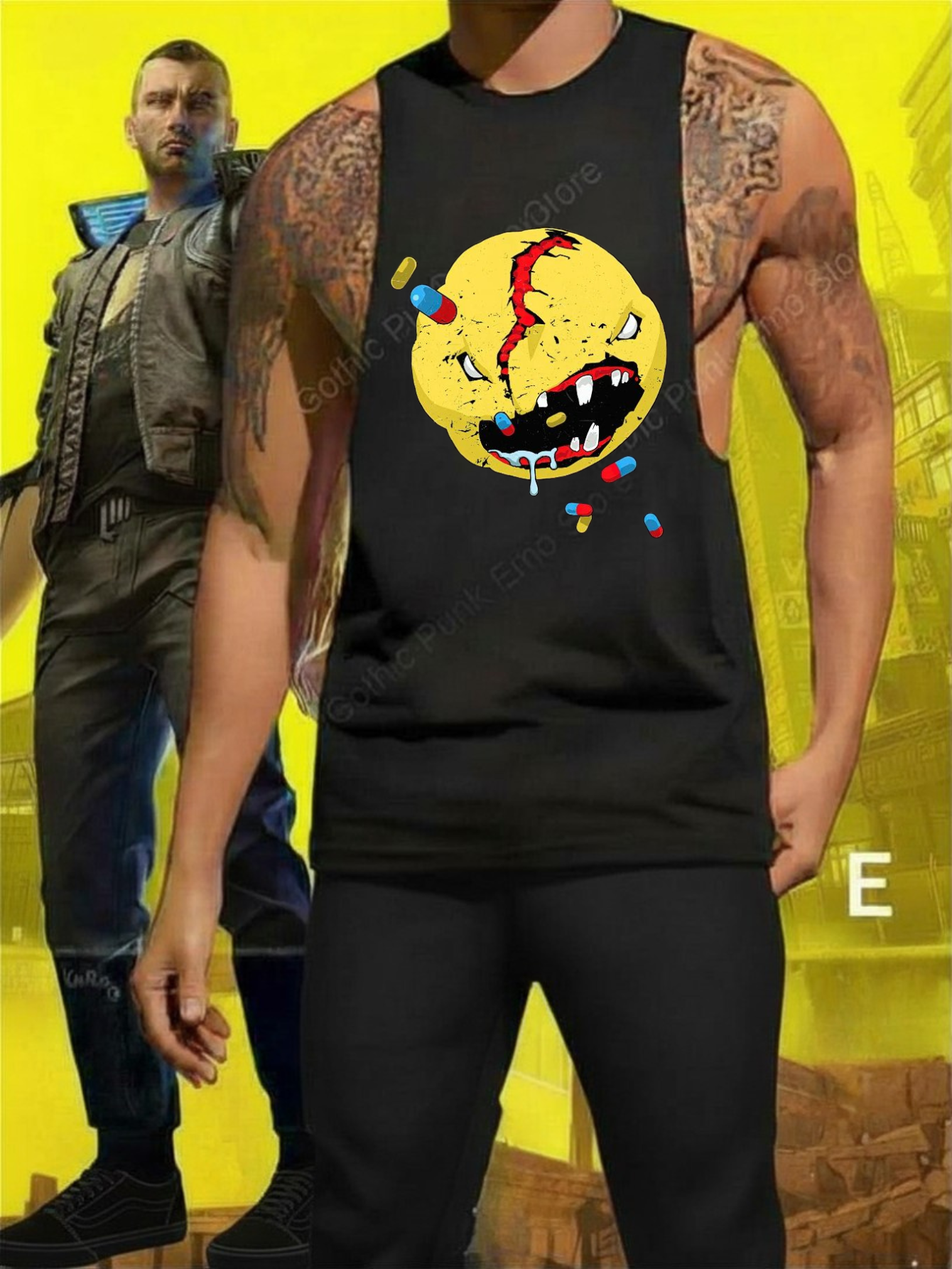 Johnny Silverhand Cyberpunk 2077 Tank Top