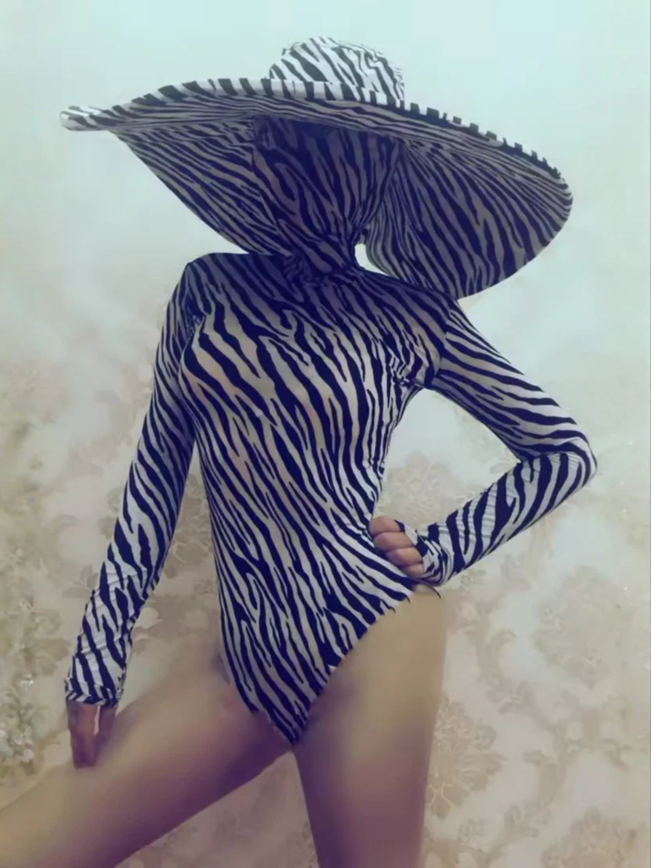 Drag Queen Zebra Hat Costume