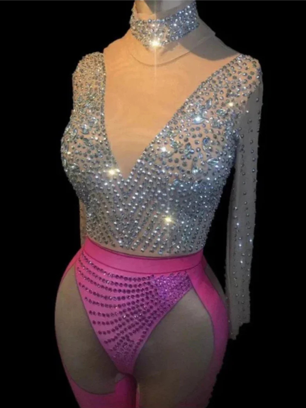 Pink Diamond Dance Costume