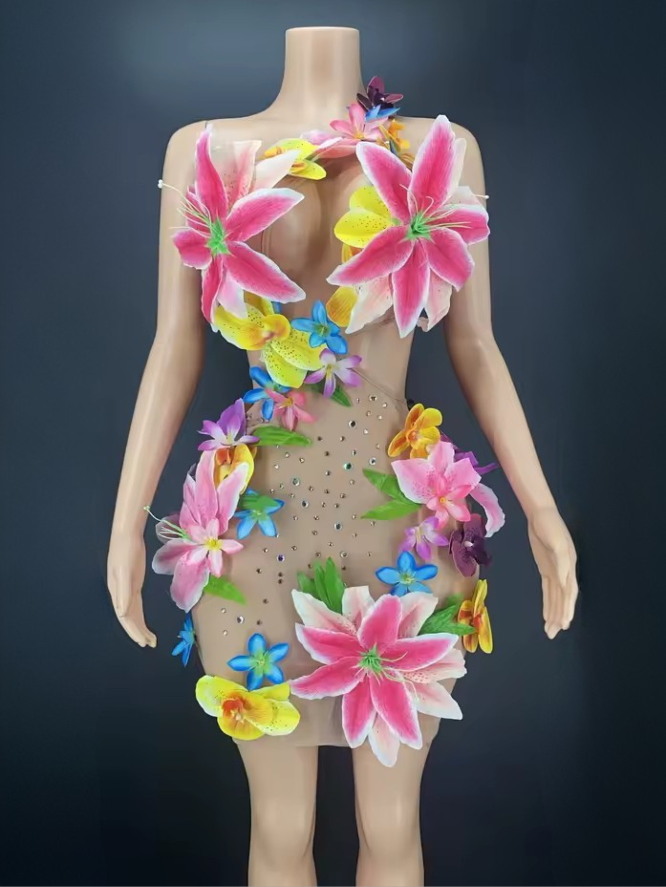 Flower Bikini Dress