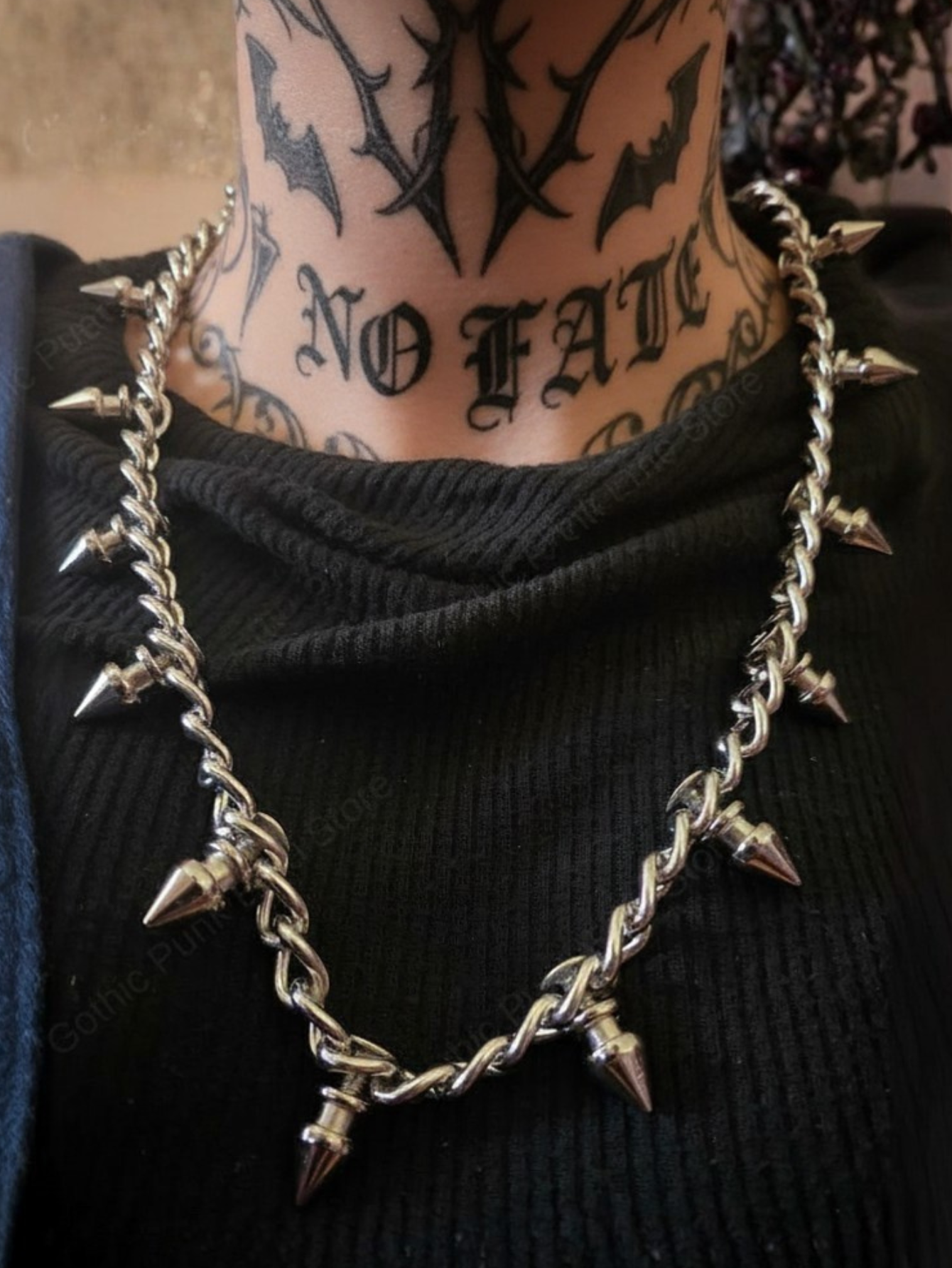 Tree Spiked Necklace