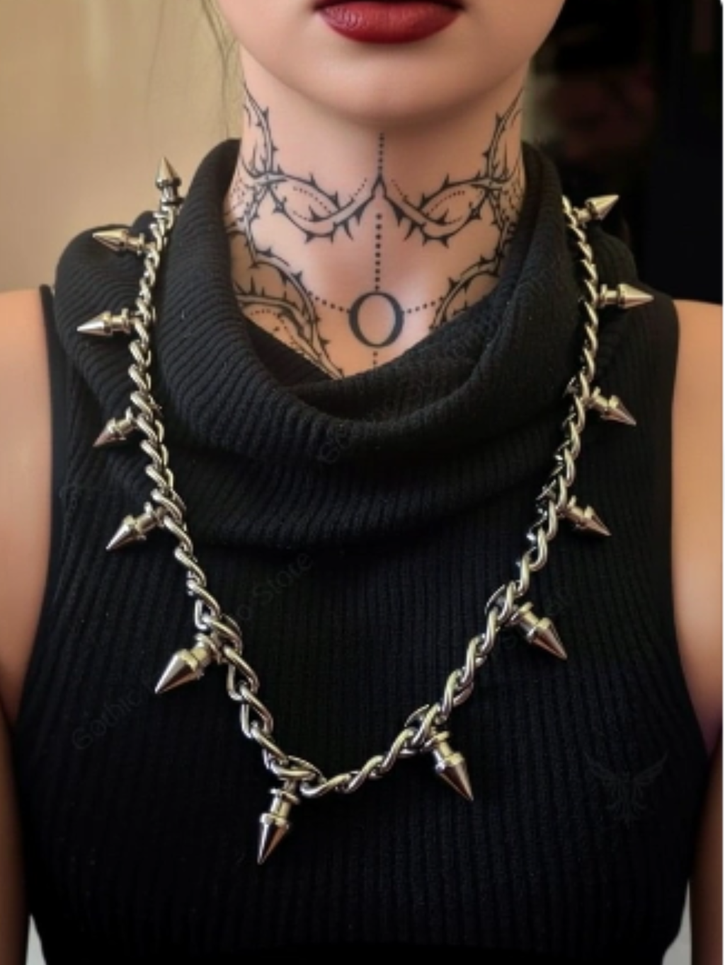 Tree Spiked Necklace