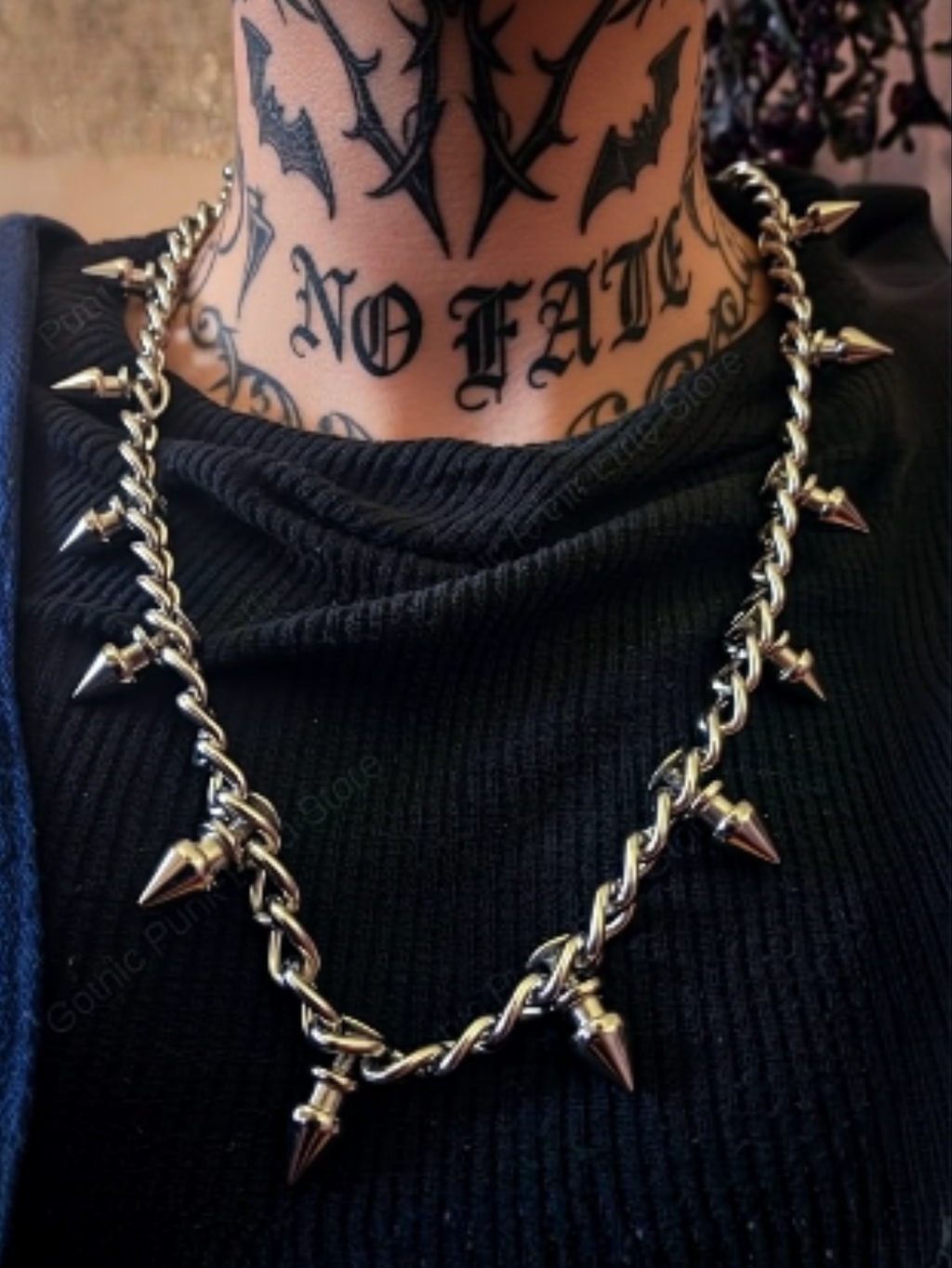 Tree Spiked Necklace
