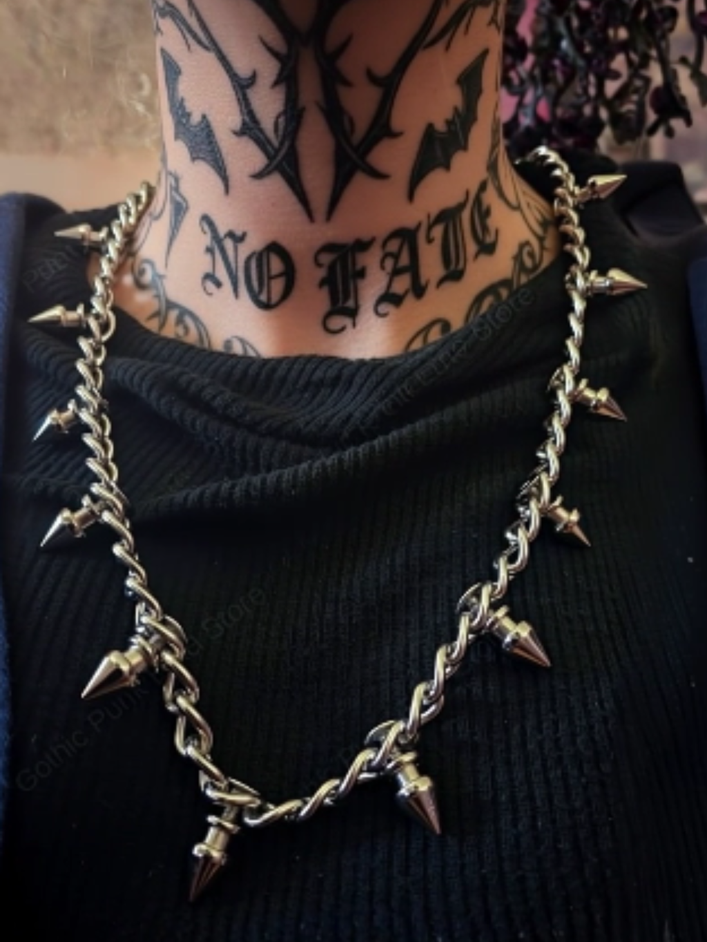 Spiked Gothic Pants Chain