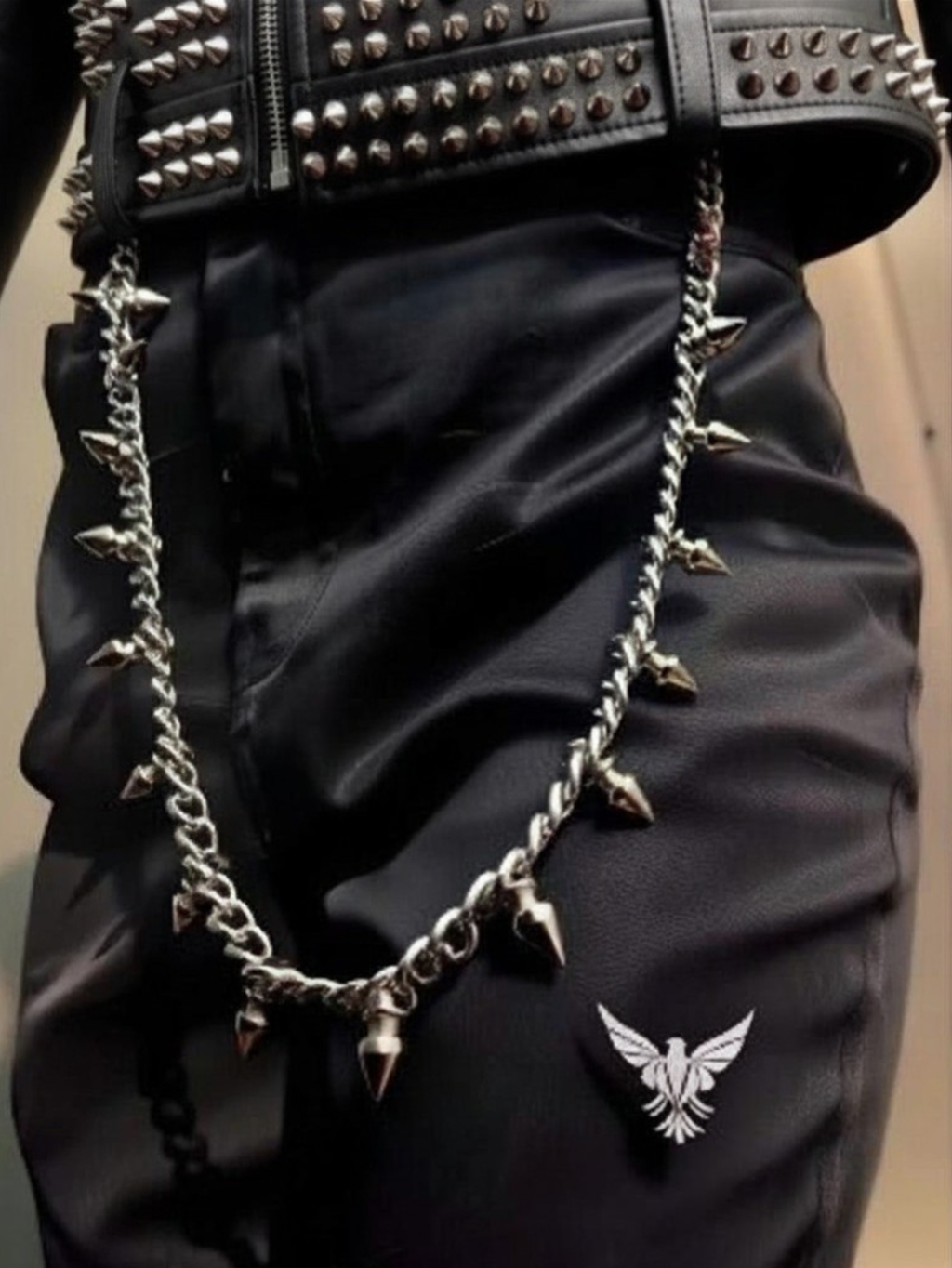 Spiked Gothic Pants Chain