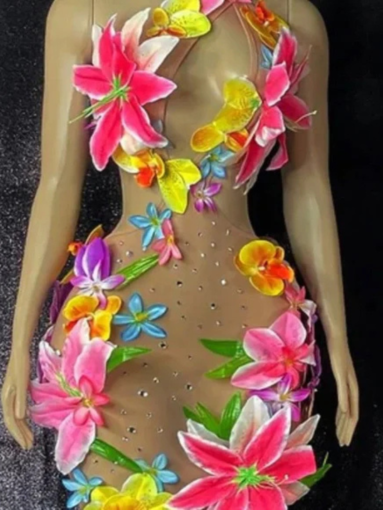 Flower Bikini Dress