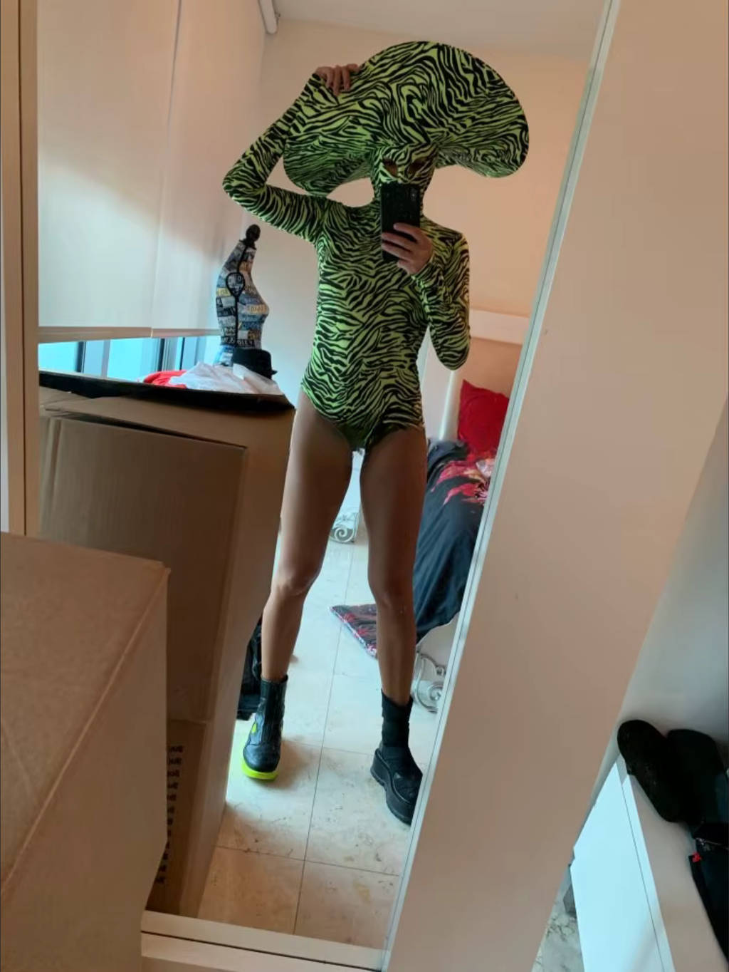 Drag Queen Zebra Hat Costume