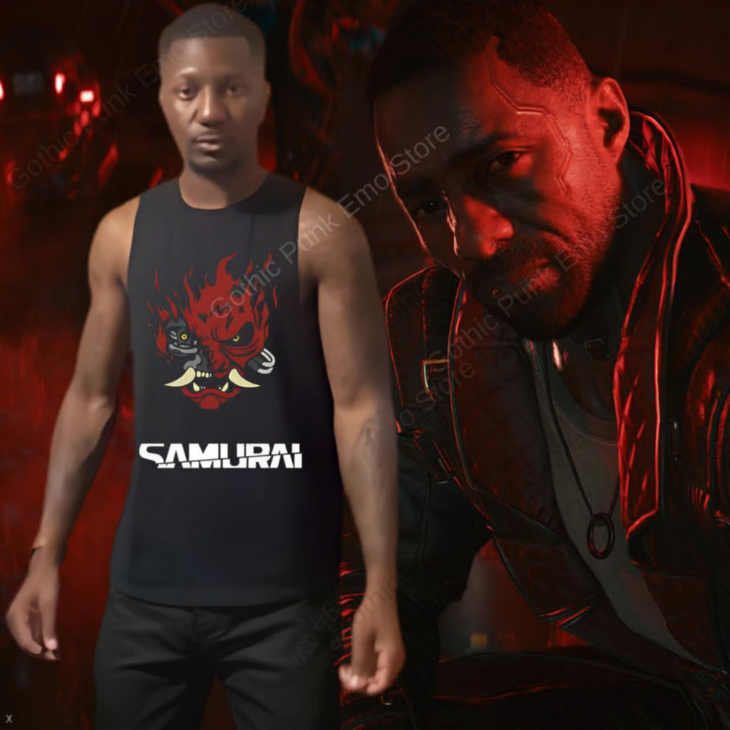 Johnny Silverhand Cyberpunk 2077 Tank Top