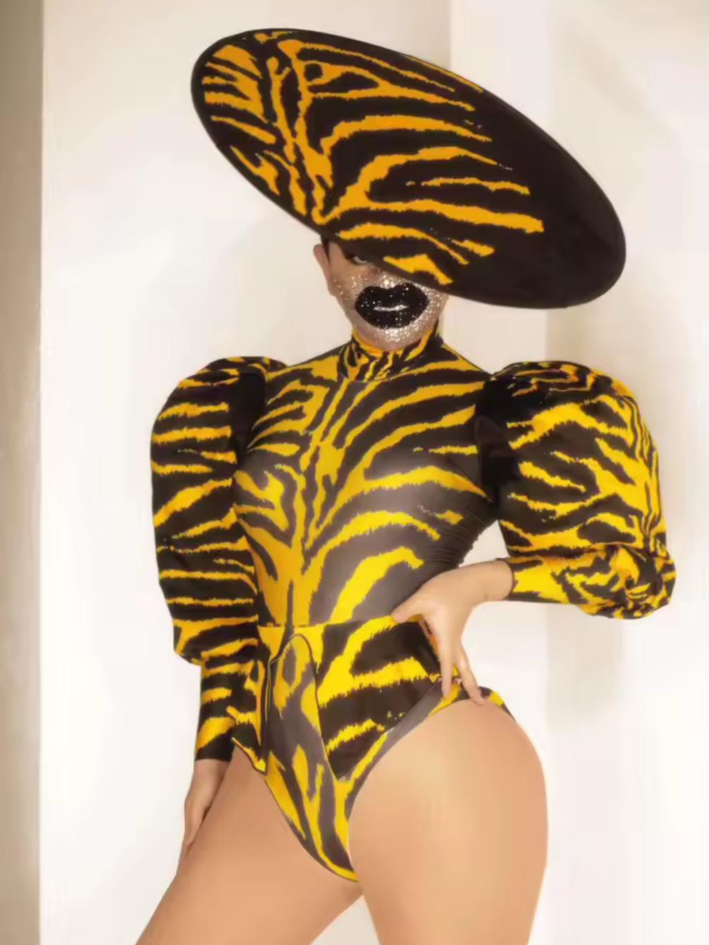Drag Queen Hat Monokini Costume