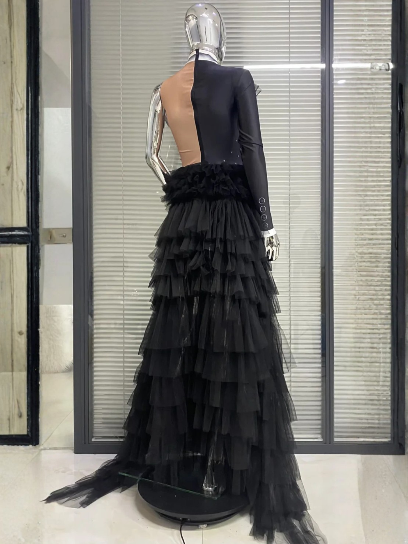 Tuxedo Dress