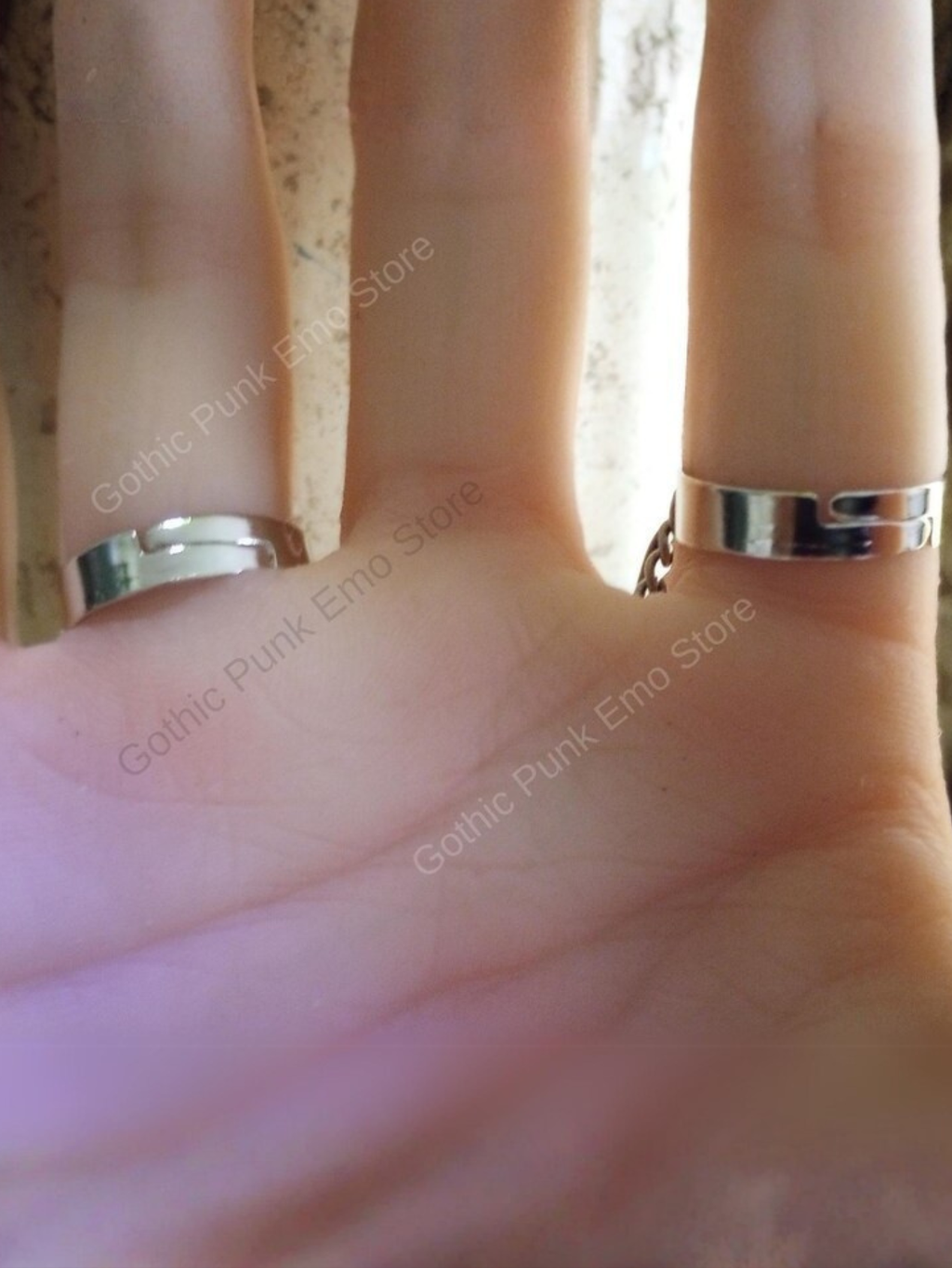 Cross Chain Rosary Ring