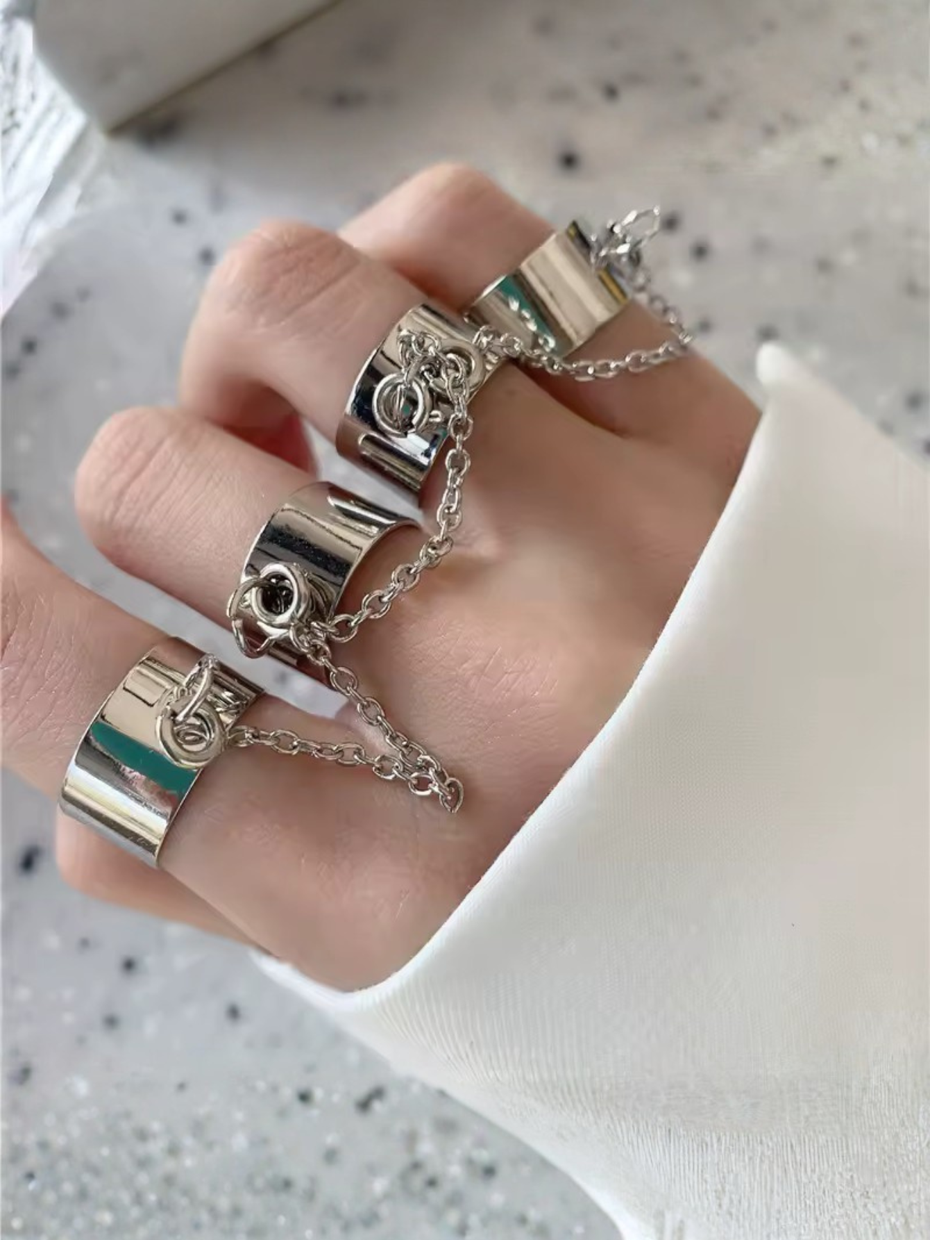 Kurapika Chain Ring Anime Cosplay