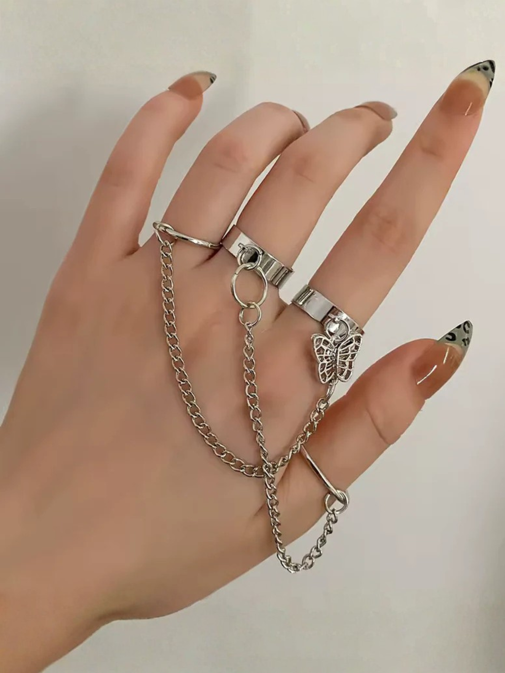 Kurapika Butterfly Chain Ring Anime Cosplay