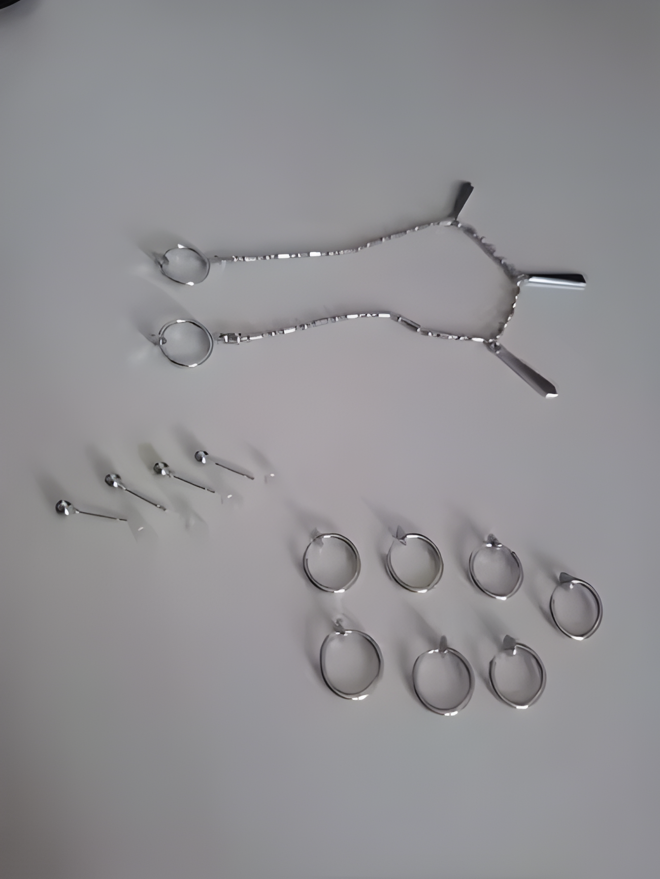 Lip to Ear Chain Anime Cosplay Jewelry 12pc