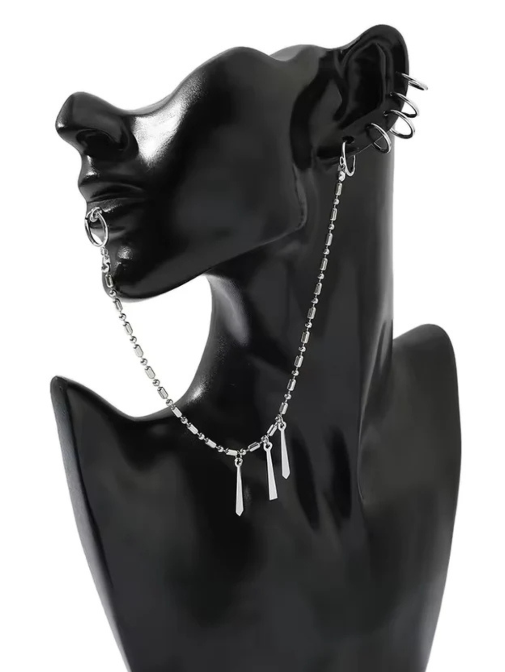 Lip to Ear Chain Anime Cosplay Jewelry 12pc