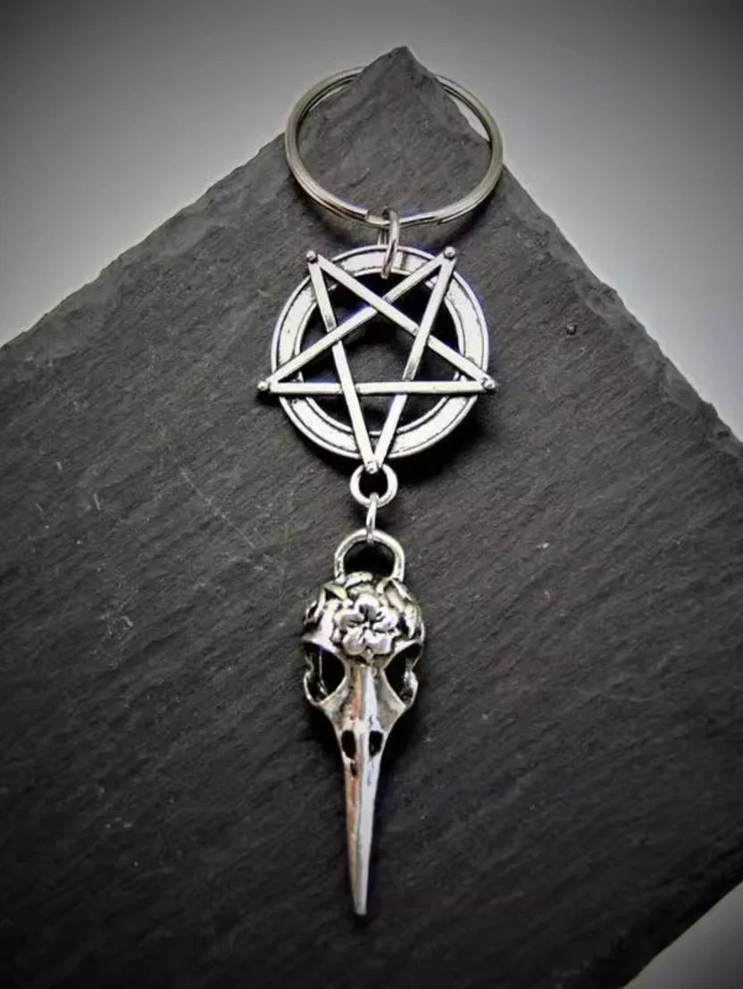 Plague Doctor Star Keychain