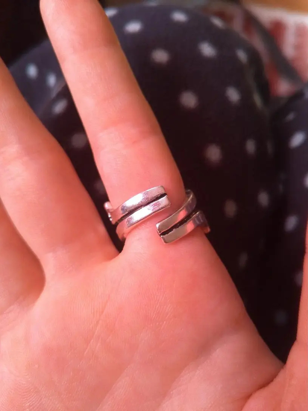 Cross Black Ring