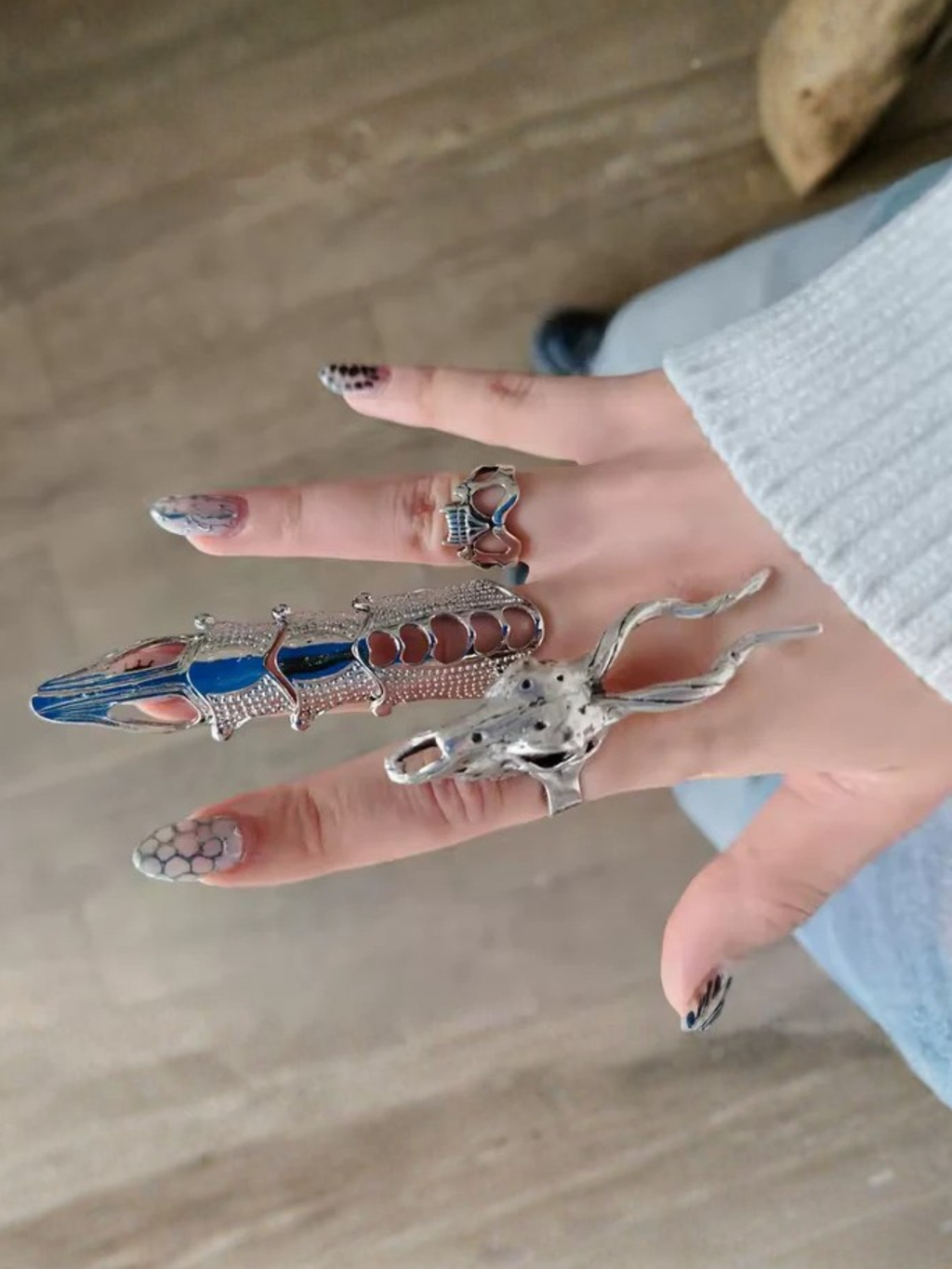 Gauntlet Gothic Ring Armor