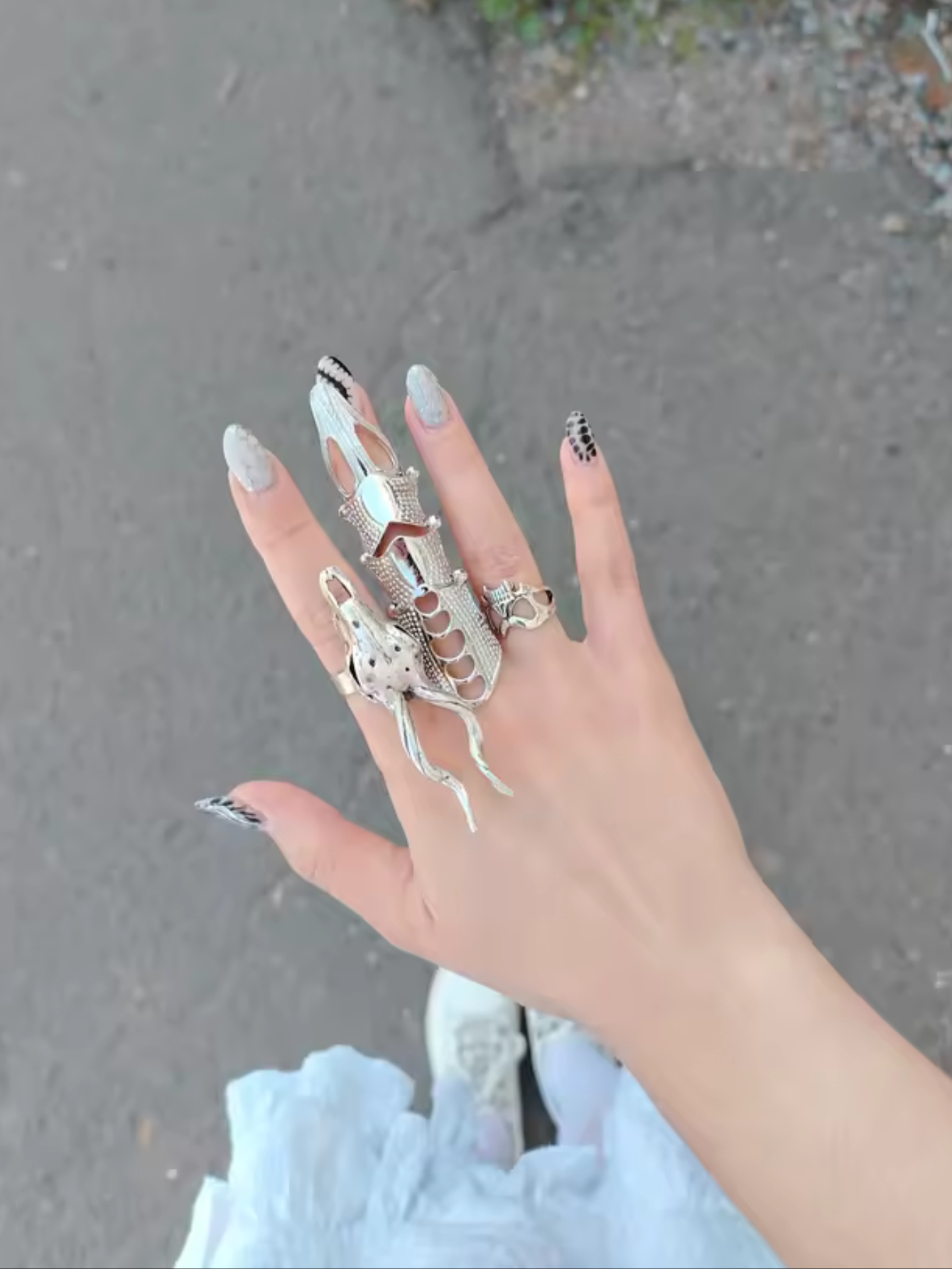 Gauntlet Gothic Ring Armor
