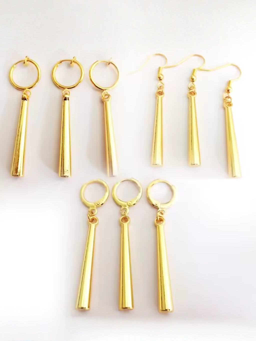 Zoro Gold Anime Cosplay Earrings