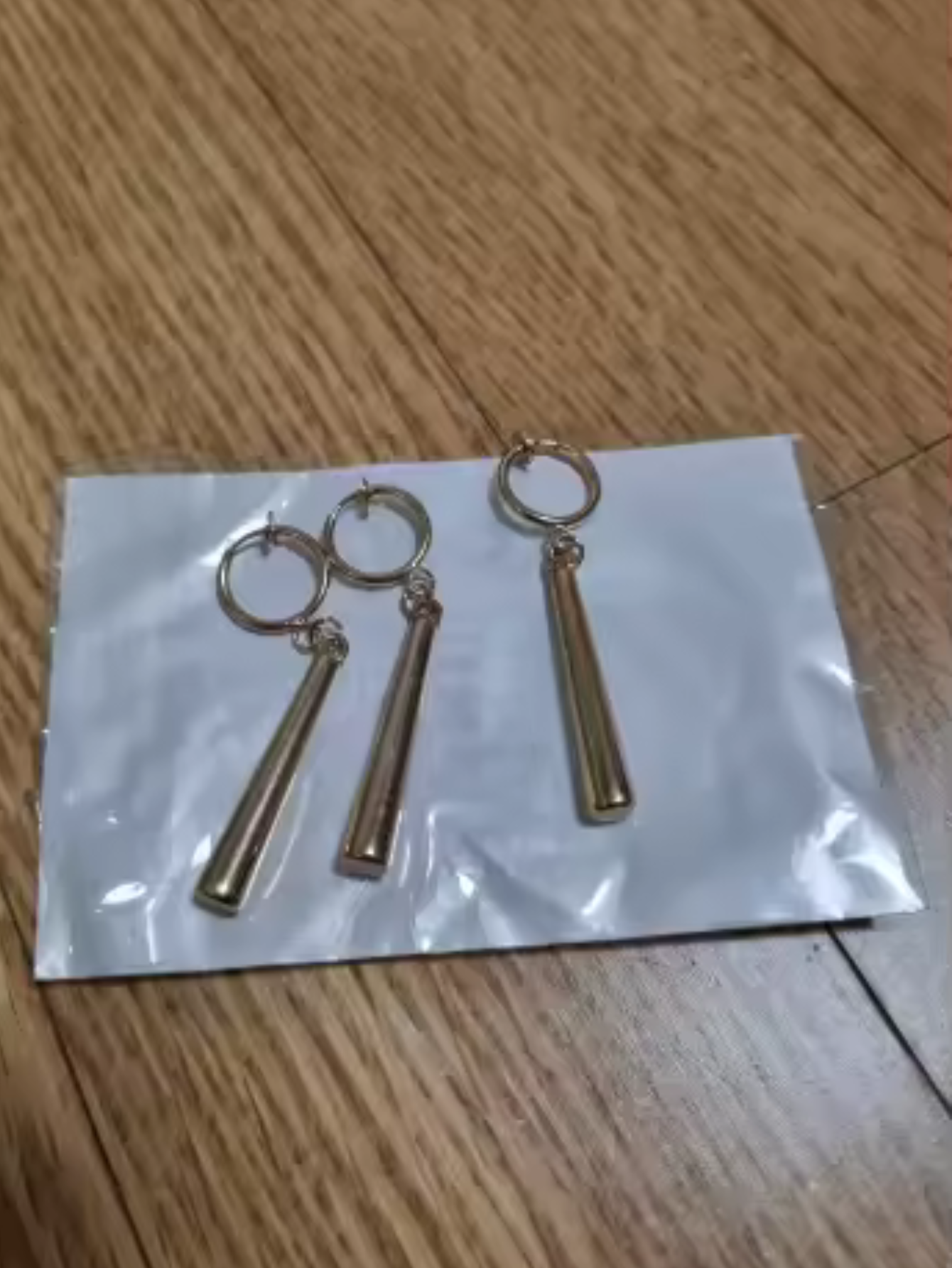 Zoro Gold Anime Cosplay Earrings