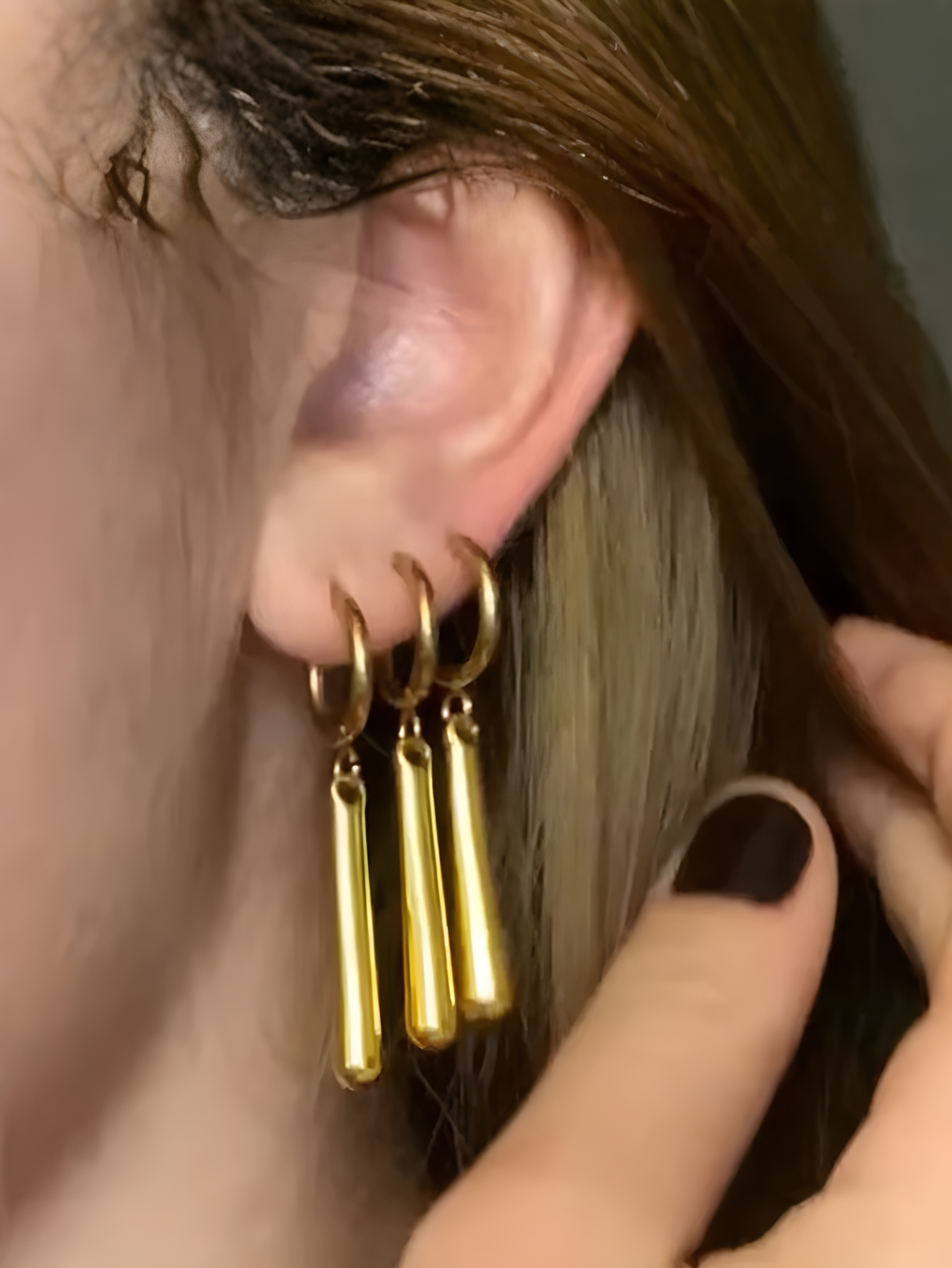 Zoro Gold Anime Cosplay Earrings