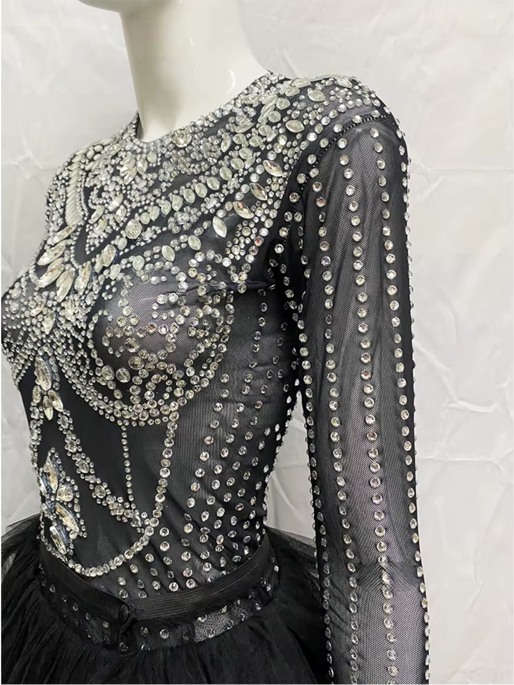 Goth Drag Queen 2Pc Costume
