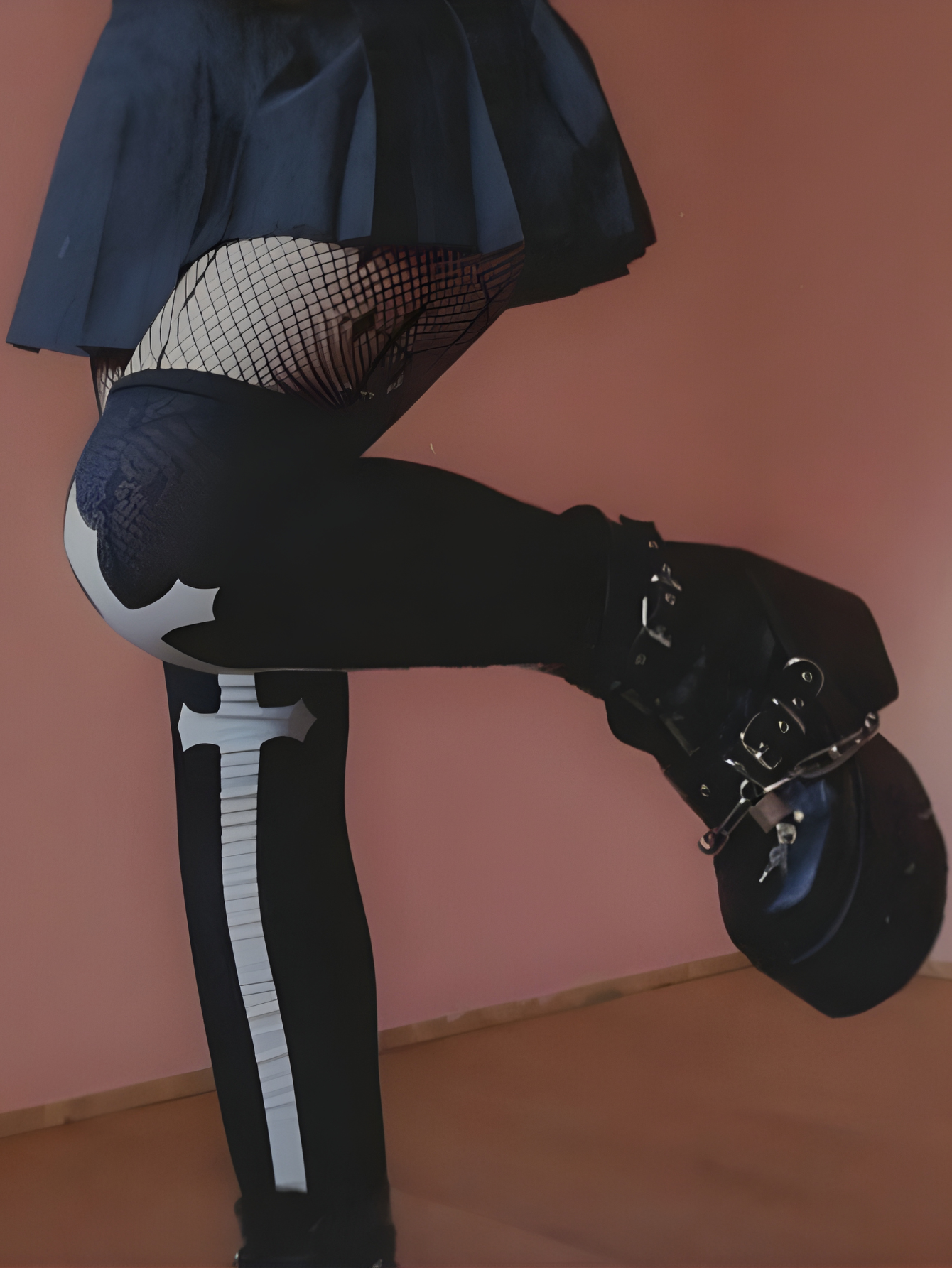 Gothic Cross Stocking Socks