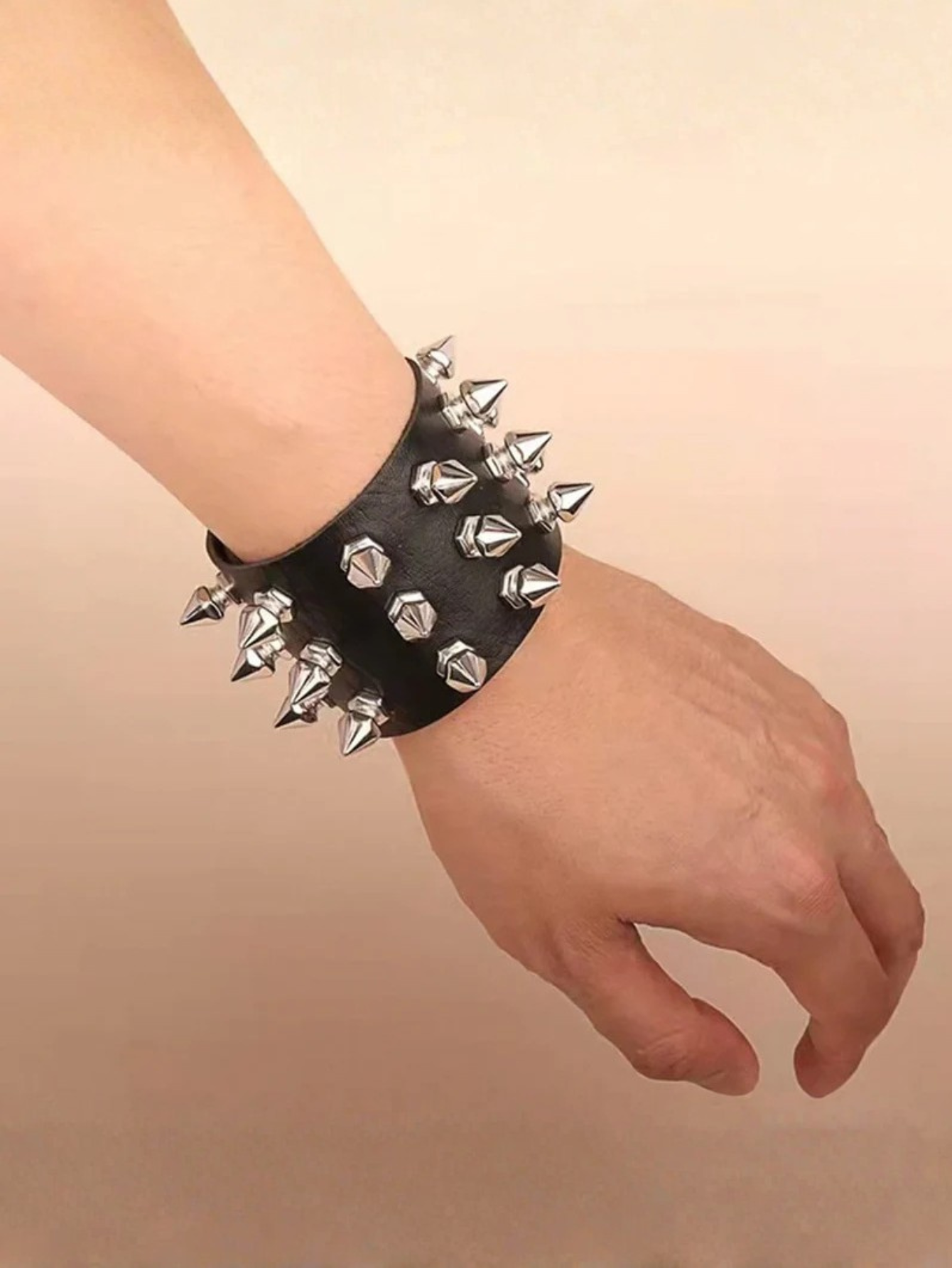 Rock Spiked Bracelet