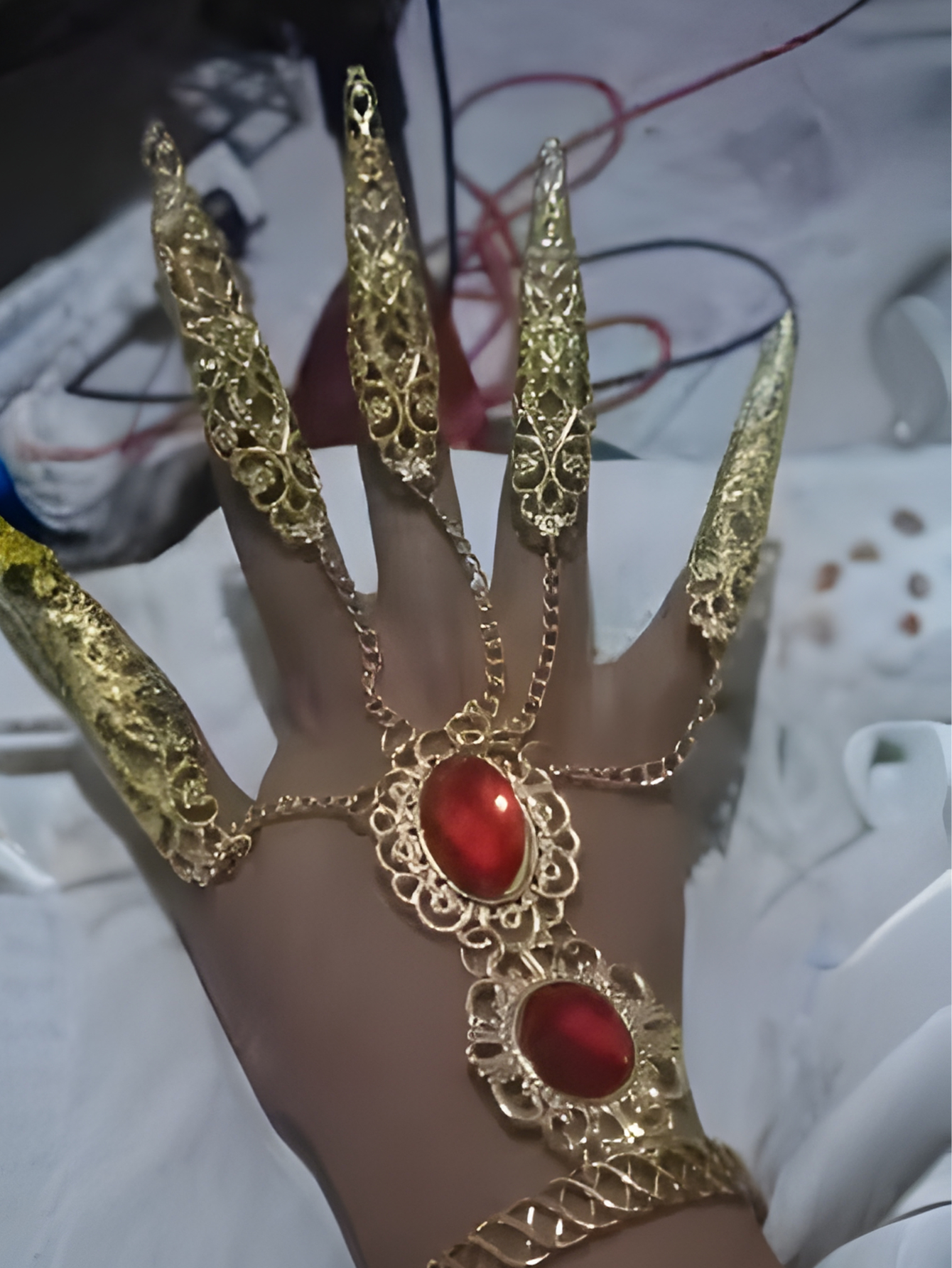 Indian Nail Finger Claws Bracelet