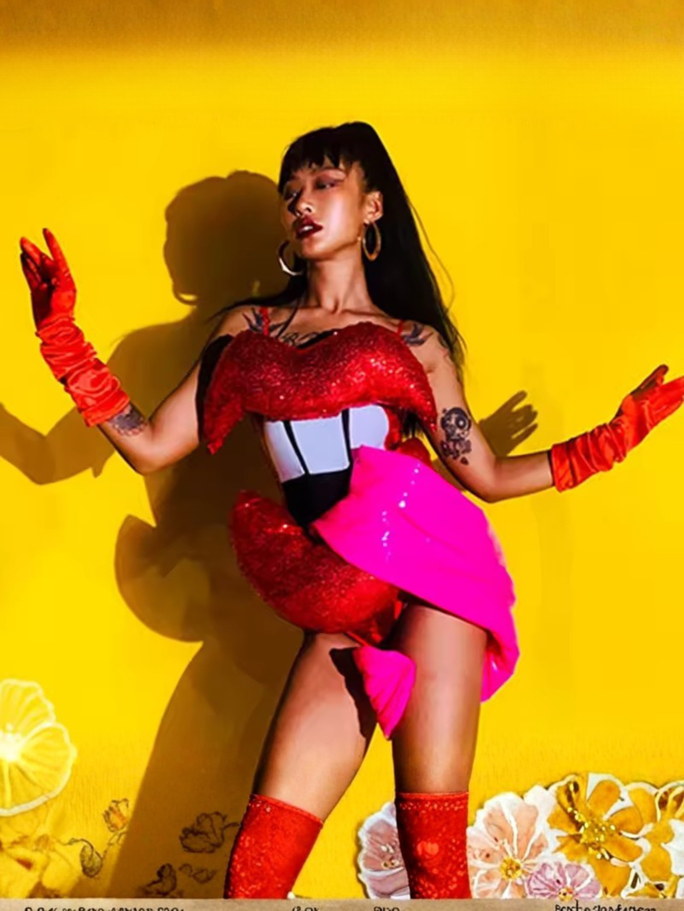 Drag Queen Lip Dance Costume