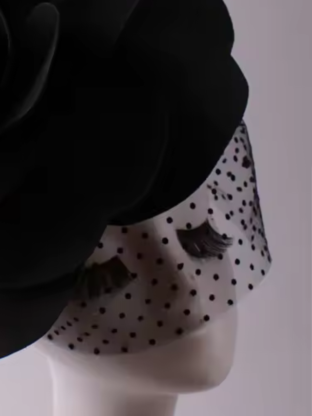 Drag Queen  Flower Hat With Veil