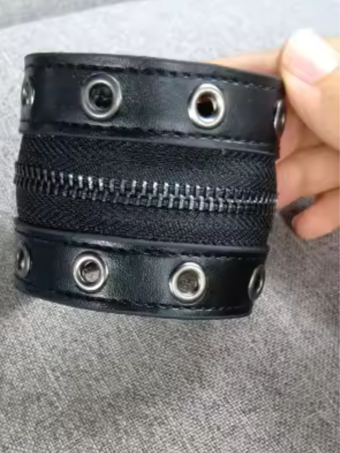 Zipper Punk Bracelet