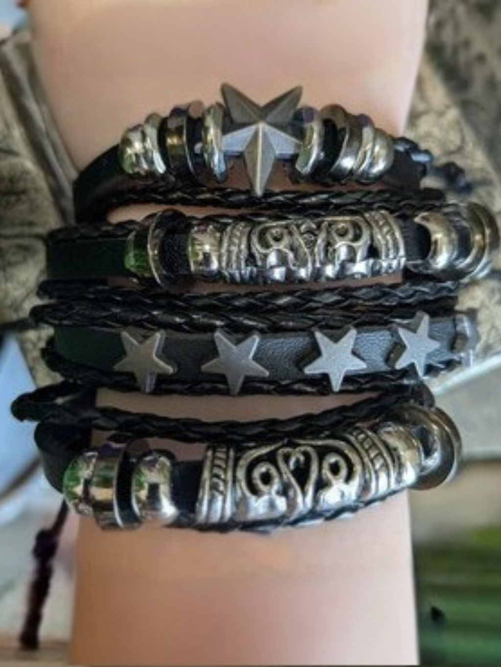 Star Astrology Emo Bracelet Rock Star