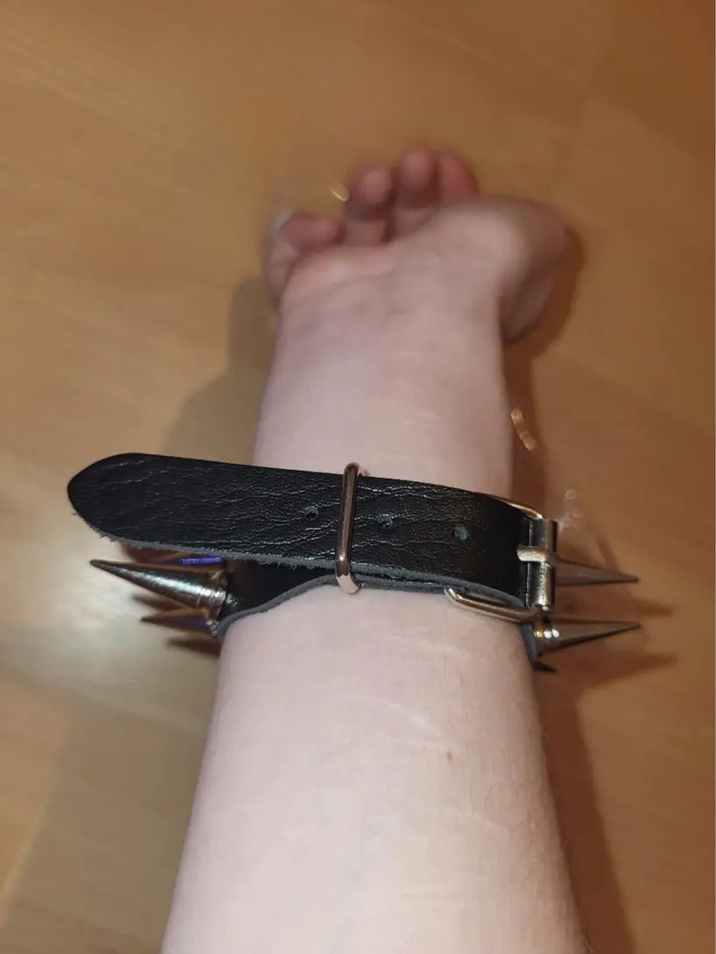 Double Row Spiked Bracelet