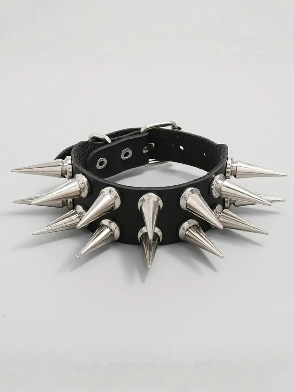Double Row Spiked Bracelet