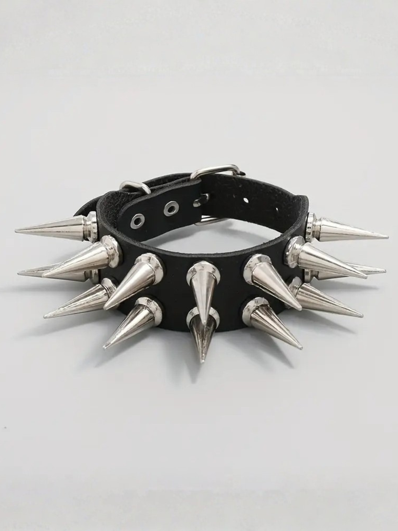 Double Row Spiked Bracelet