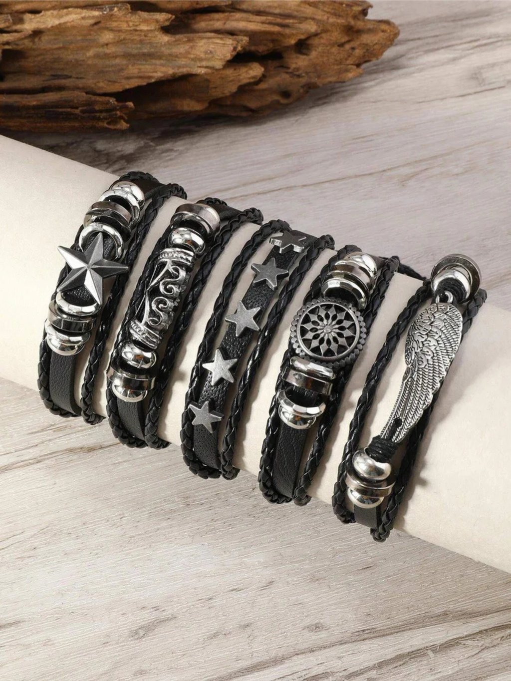 Star Goth Bracelet Set