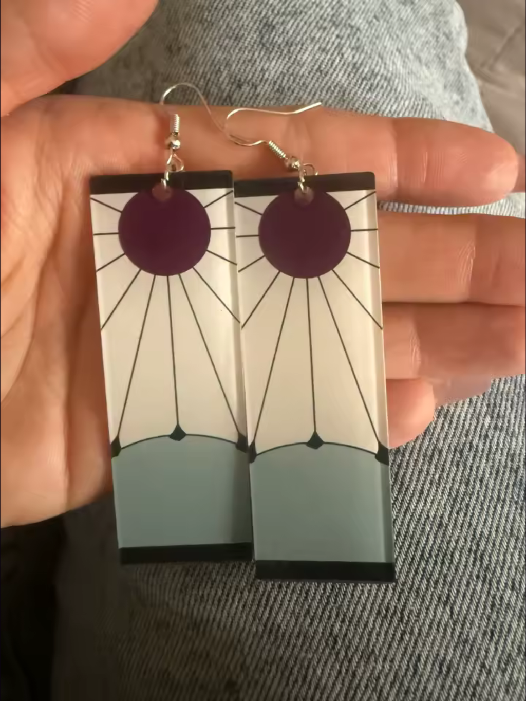 Demon Slayer Earrings Anime Cosplay