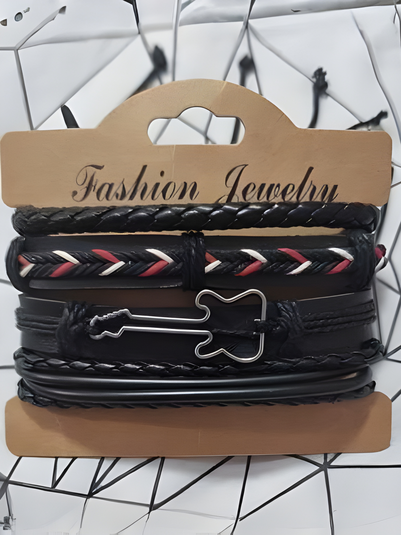 Guitar 4Pc Bracelet Set
