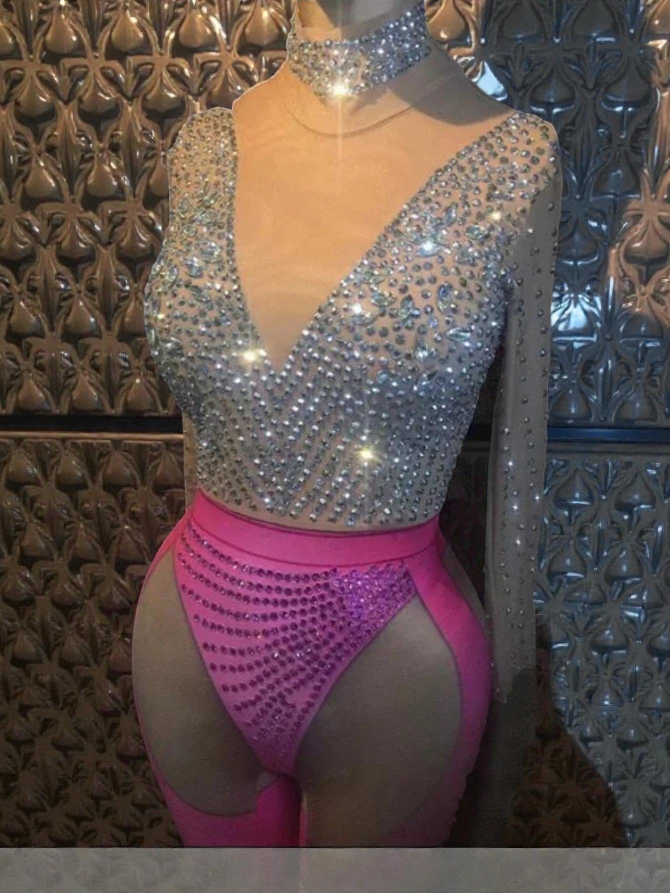 Pink Diamond Dance Costume