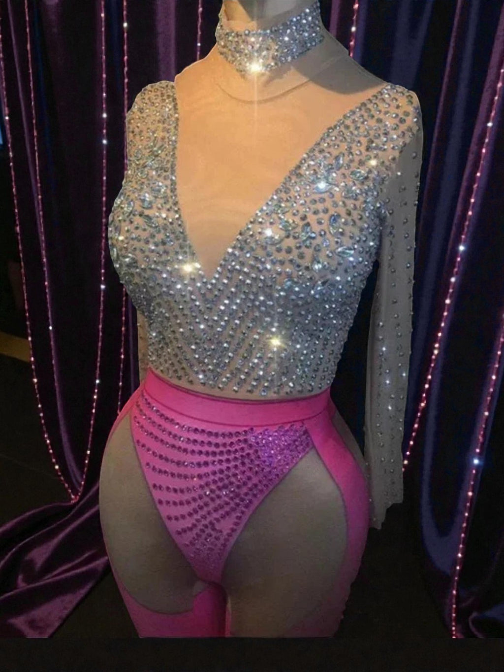 Pink Diamond Dance Costume