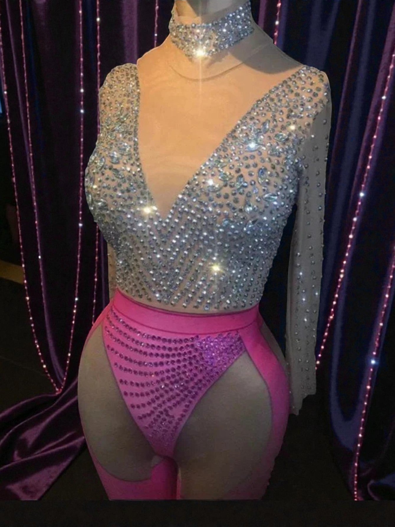 Pink Diamond Dance Costume